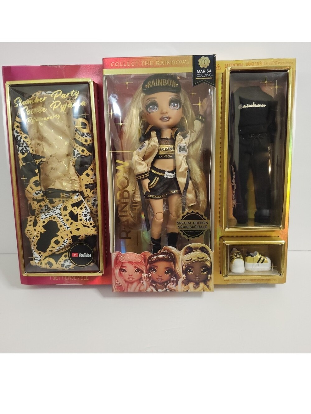 MGA- Rainbow High "SLUMBER PARTY" Special Edition- MARISA GOLDING New/Sealed